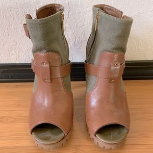 Tory Burch Oren Peep Toe Bootie